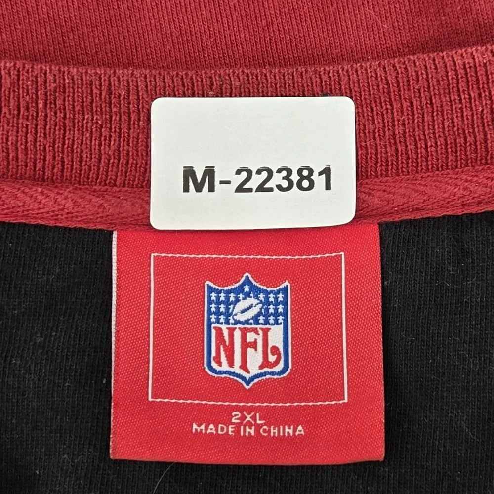 VINTAGE San Francisco 49ers Men Sweatshirt 2XL Red NFL Team Logo Embroidered Y2K